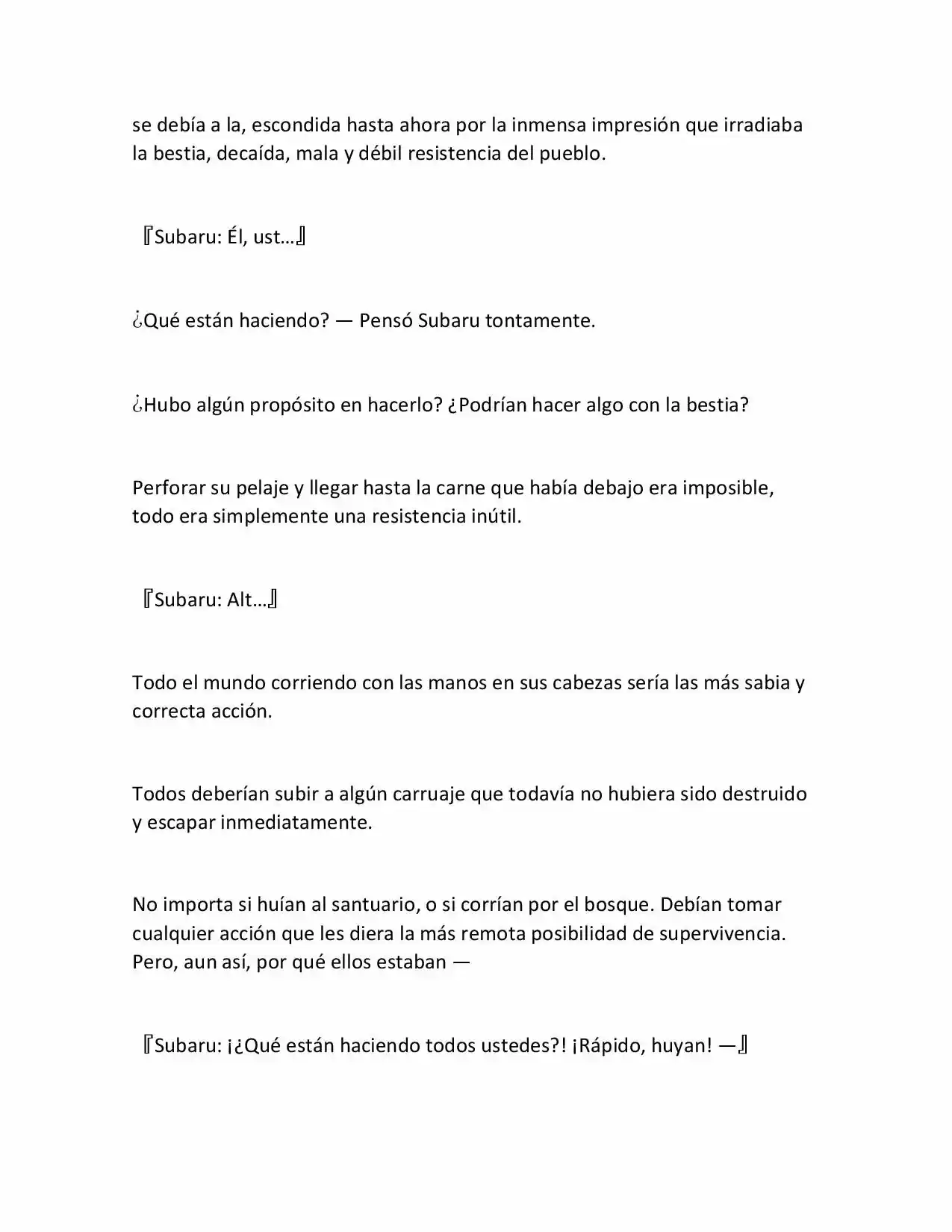 Re:Zero Kara Hajimeru Isekai Seikatsu (Novela) - Capítulo 47 - Página 7 - LectorTMOo