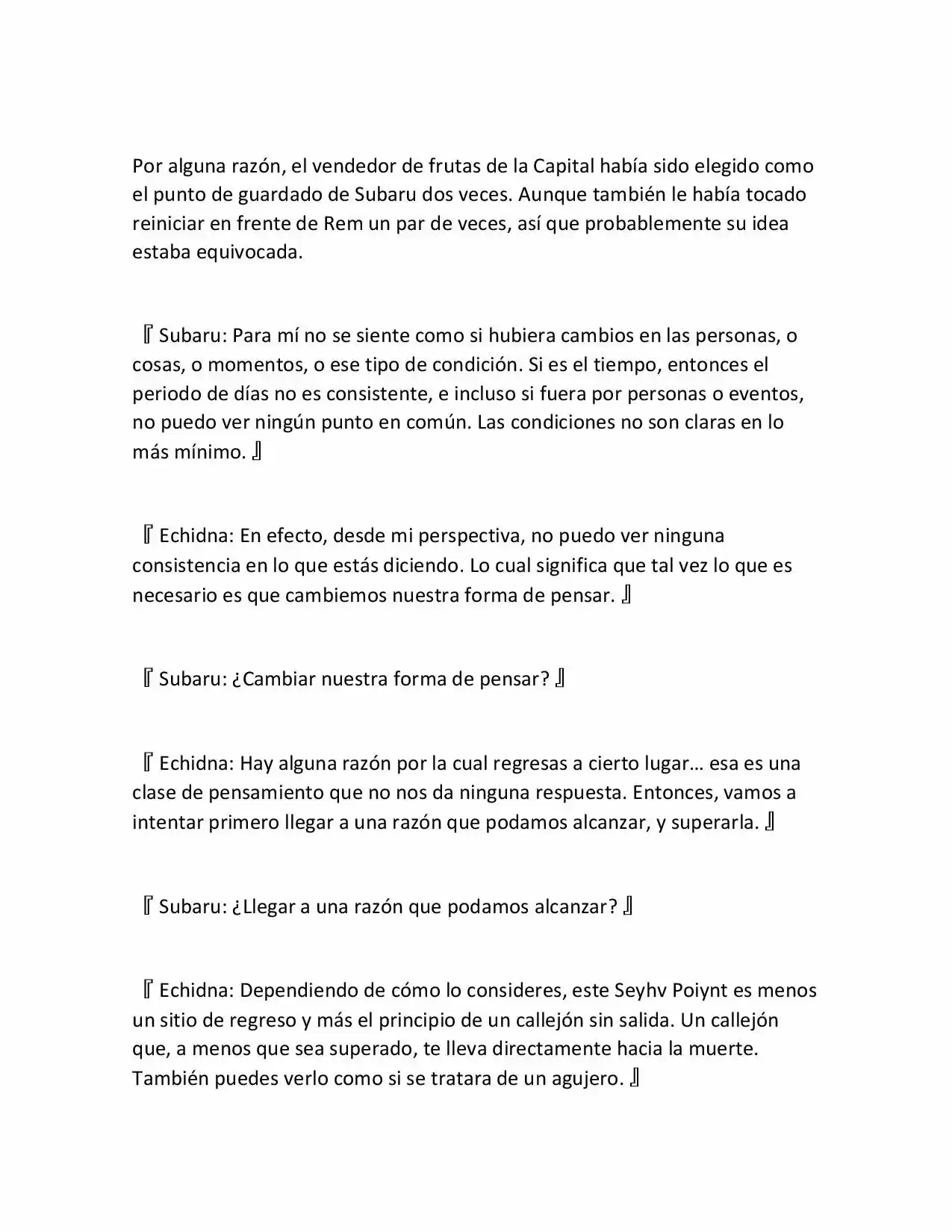 Re:Zero Kara Hajimeru Isekai Seikatsu (Novela) - Capítulo 51 - Página 4 - LectorTMOo