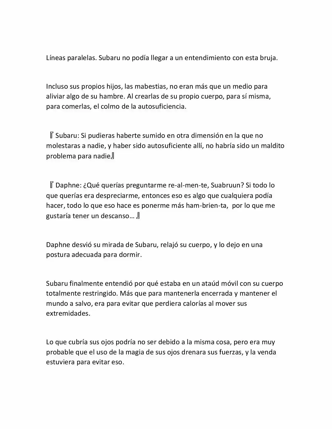 Re:Zero Kara Hajimeru Isekai Seikatsu (Novela) - Capítulo 53 - Página 4 - LectorTMOo