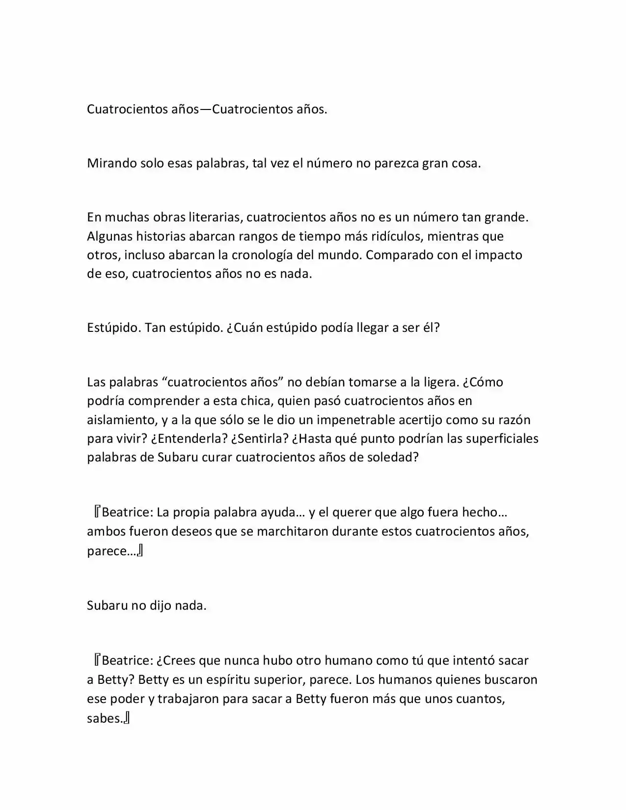 Re:Zero Kara Hajimeru Isekai Seikatsu (Novela) - Capítulo 66 - Página 16 - LectorTMOo