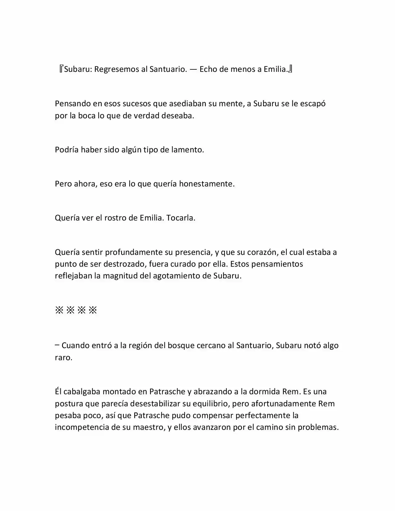Re:Zero Kara Hajimeru Isekai Seikatsu (Novela) - Capítulo 69 - Página 14 - LectorTMOo