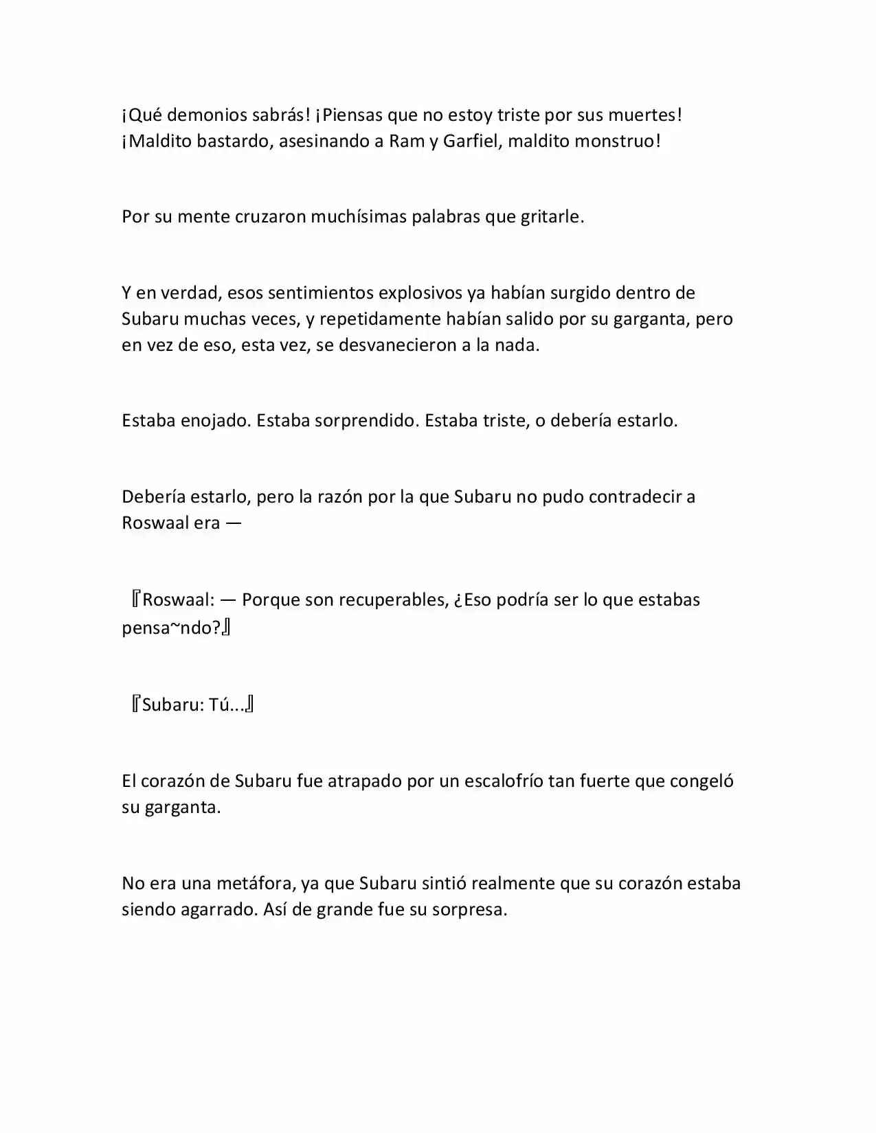 Re:Zero Kara Hajimeru Isekai Seikatsu (Novela) - Capítulo 72 - Página 5 - LectorTMOo