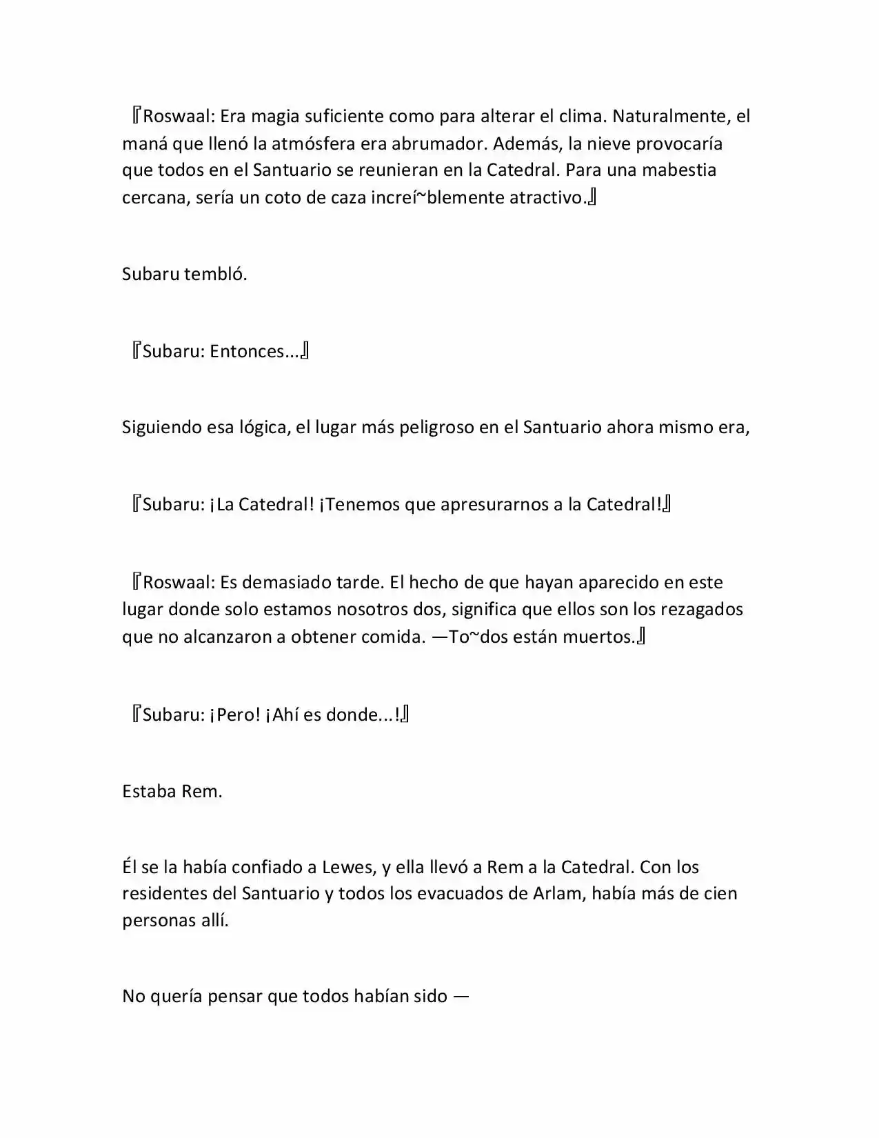 Re:Zero Kara Hajimeru Isekai Seikatsu (Novela) - Capítulo 72 - Página 19 - LectorTMOo