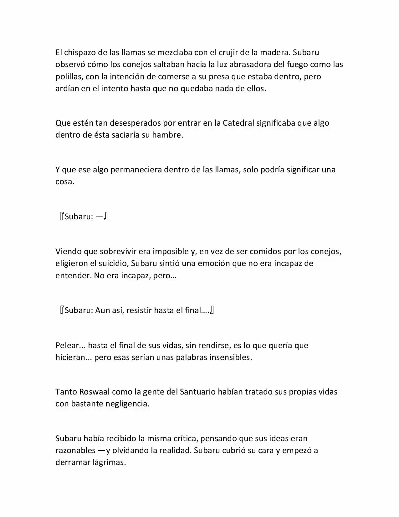 Re:Zero Kara Hajimeru Isekai Seikatsu (Novela) - Capítulo 73 - Página 5 - LectorTMOo