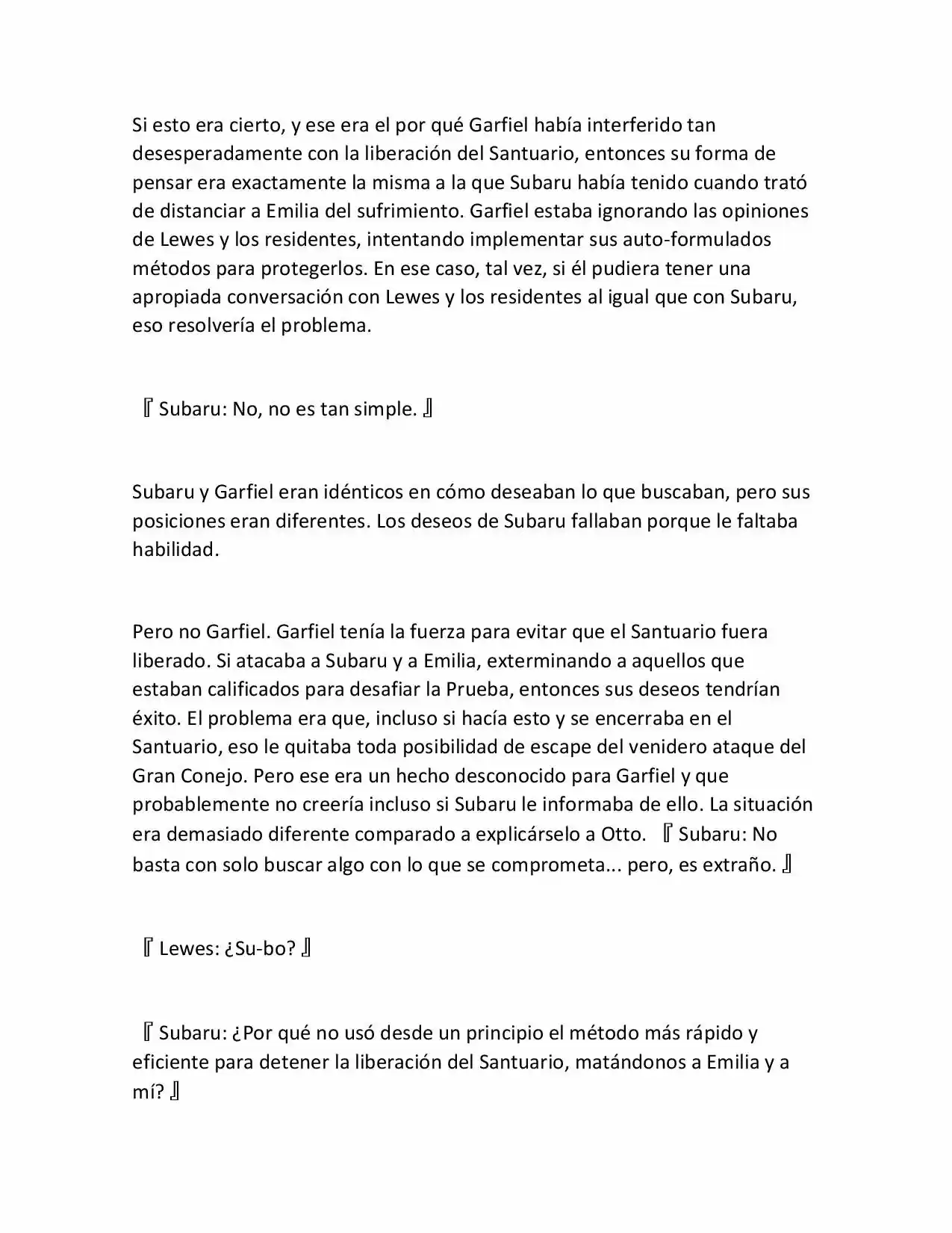 Re:Zero Kara Hajimeru Isekai Seikatsu (Novela) - Capítulo 95 - Página 18 - LectorTMOo