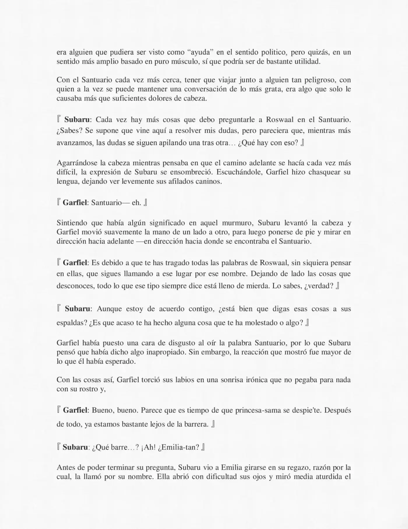 Re:Zero Kara Hajimeru Isekai Seikatsu (Novela) - Capítulo 11 - Página 15 - LectorTMOo