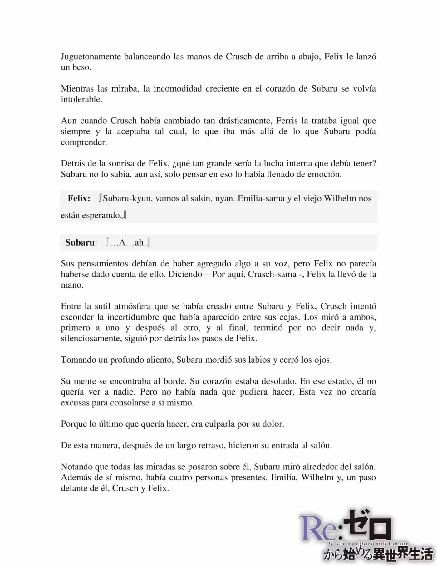 Re:Zero Kara Hajimeru Isekai Seikatsu (Novela) - Capítulo 3 - Página 7 - LectorTMOo