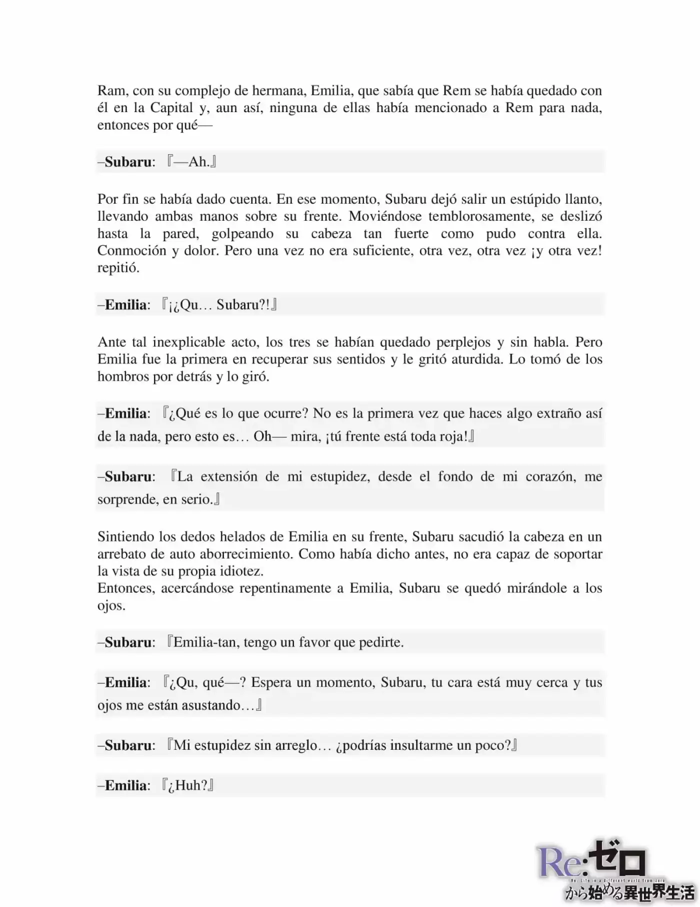 Re:Zero Kara Hajimeru Isekai Seikatsu (Novela) - Capítulo 5 - Página 16 - LectorTMOo