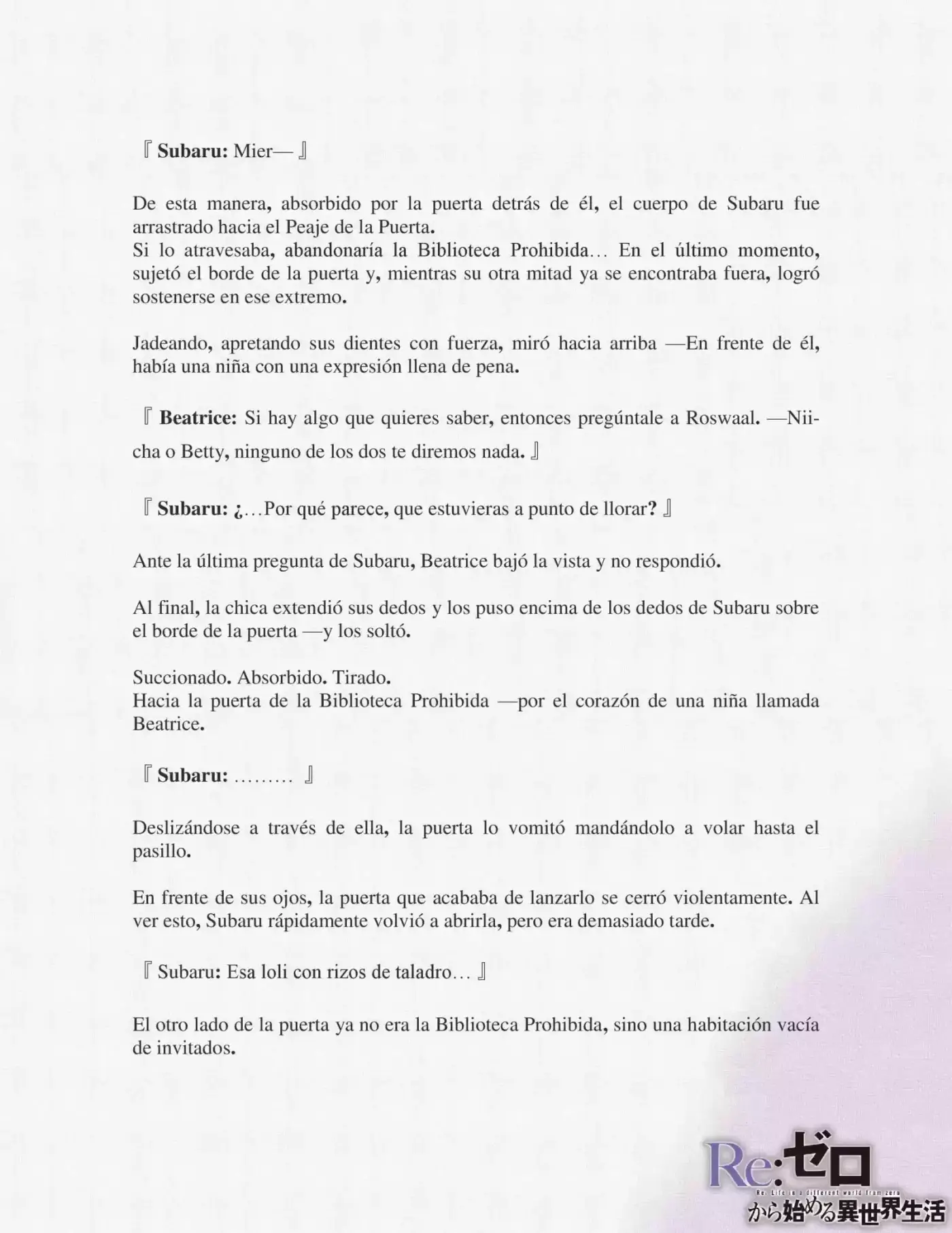 Re:Zero Kara Hajimeru Isekai Seikatsu (Novela) - Capítulo 6 - Página 18 - LectorTMOo