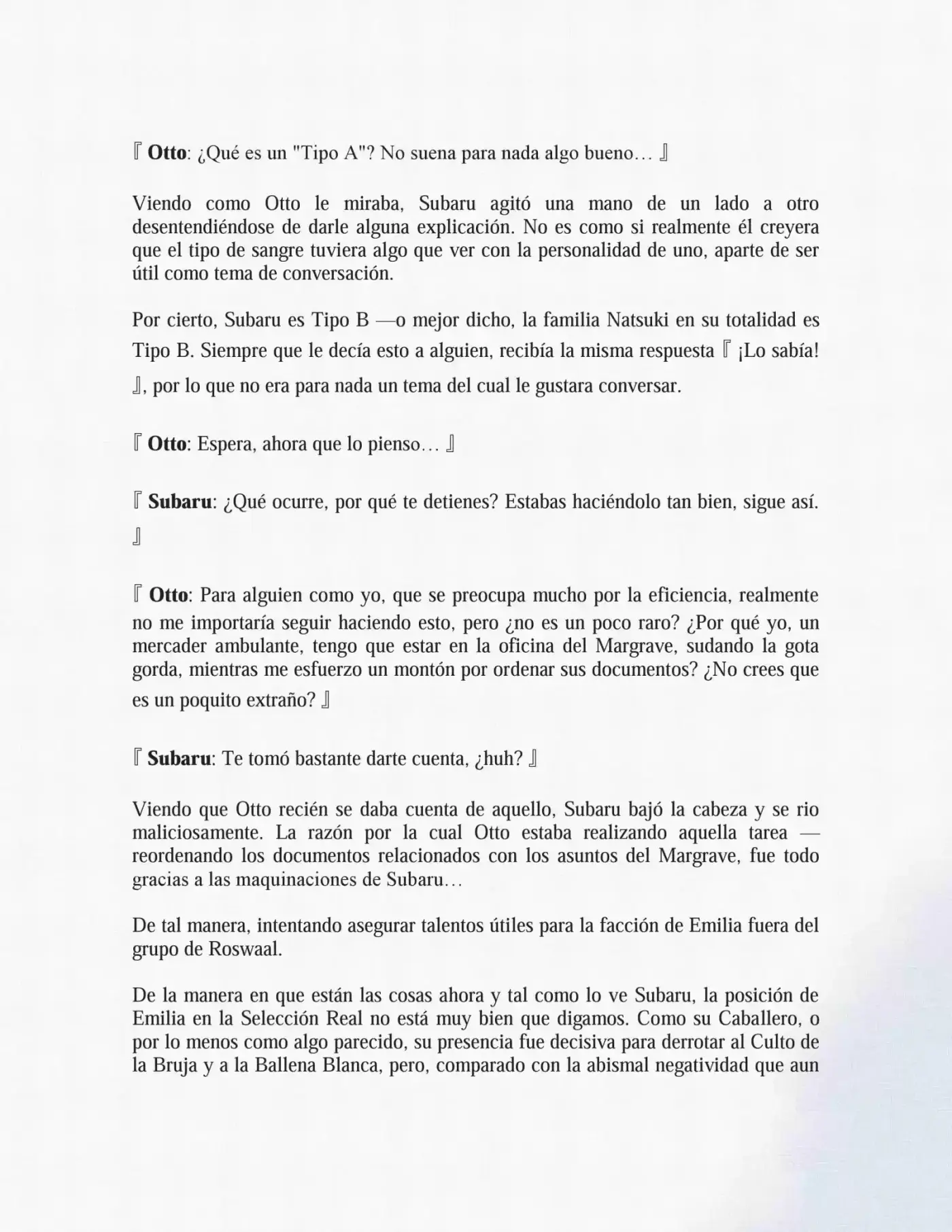 Re:Zero Kara Hajimeru Isekai Seikatsu (Novela) - Capítulo 9 - Página 4 - LectorTMOo