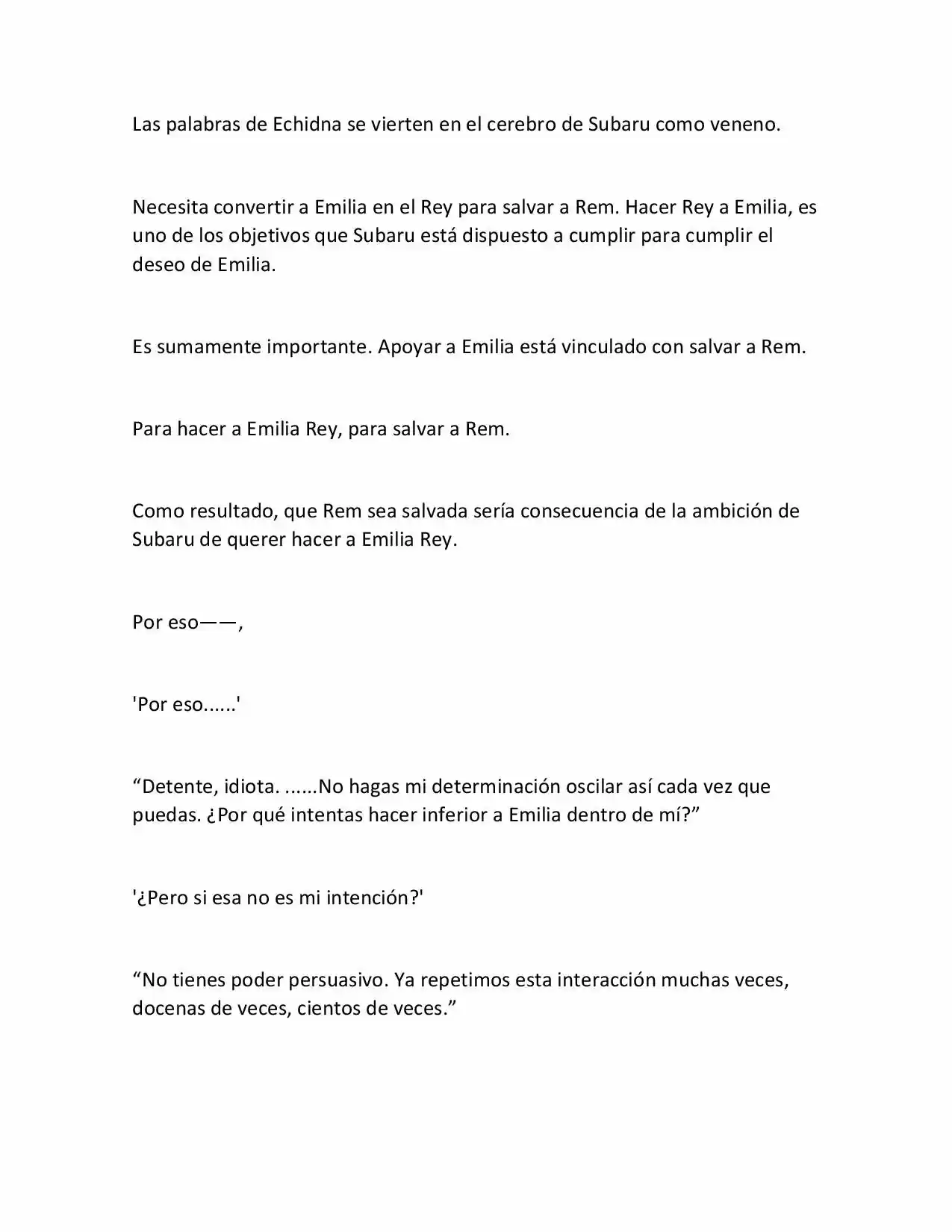 Re: Zero Kasaneru (What If) (Novela) - Capítulo 7 - Página 8 - LectorTMOo
