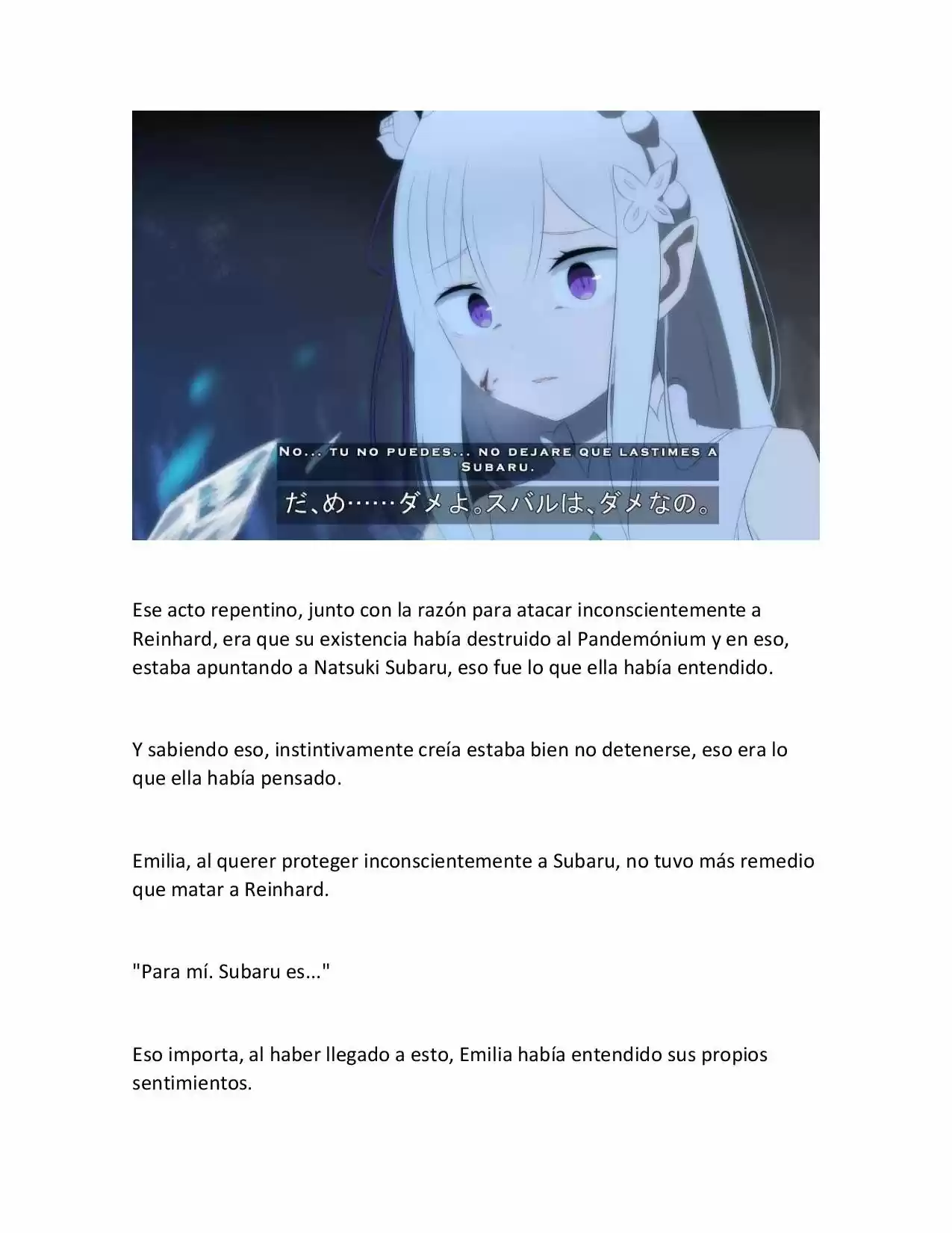 Re: Zero Oboreru (What If) (Novela) - Capítulo 14 - Página 6 - LectorTMOo
