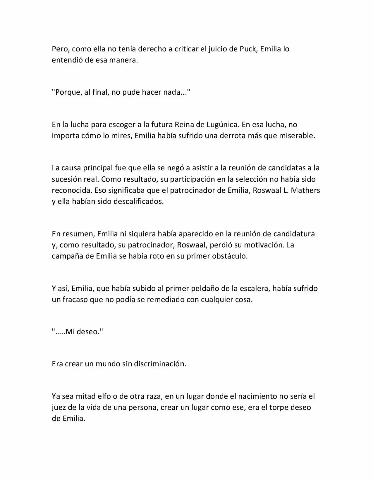 Re: Zero Oboreru (What If) (Novela) - Capítulo 7 - Página 5 - LectorTMOo