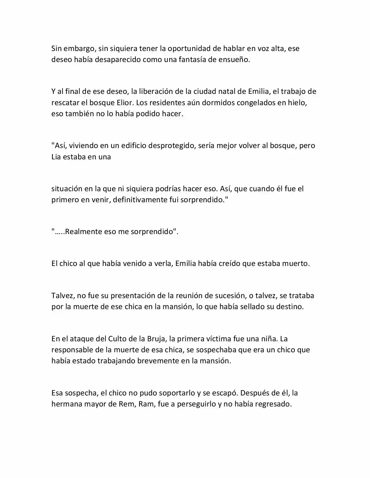 Re: Zero Oboreru (What If) (Novela) - Capítulo 7 - Página 6 - LectorTMOo