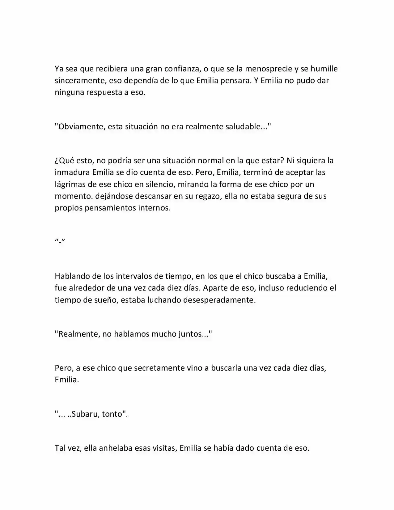 Re: Zero Oboreru (What If) (Novela) - Capítulo 7 - Página 9 - LectorTMOo