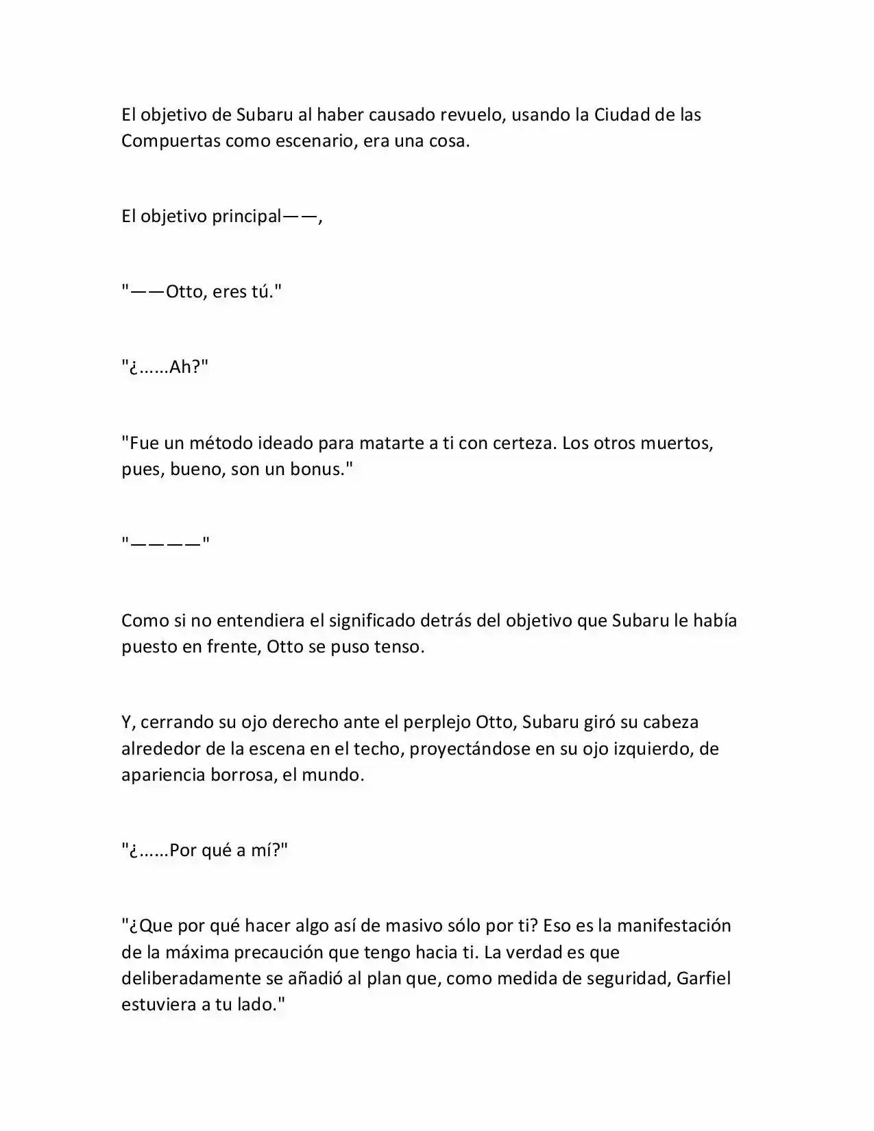 Re:Zero Tsugihagu (What If) (Novela) - Capítulo 16 - Página 8 - LectorTMOo