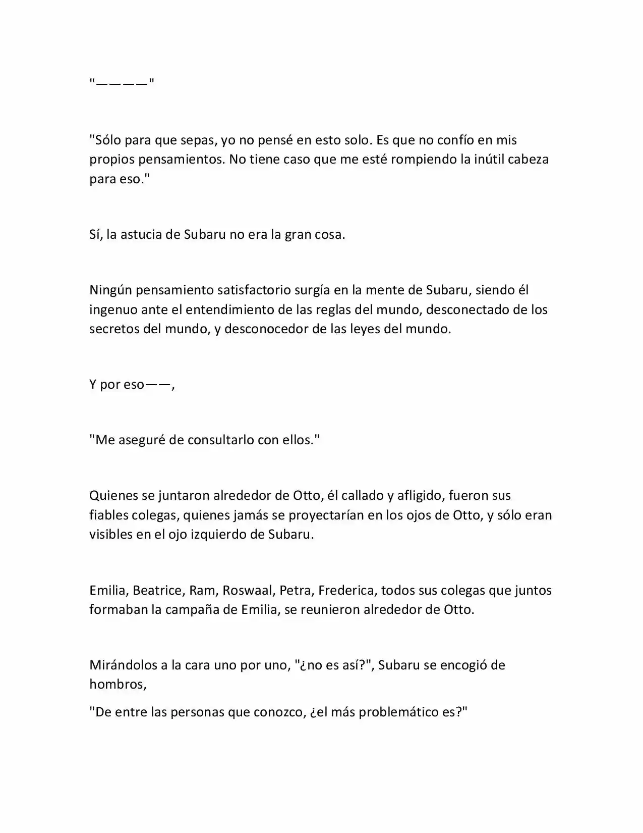 Re:Zero Tsugihagu (What If) (Novela) - Capítulo 16 - Página 9 - LectorTMOo
