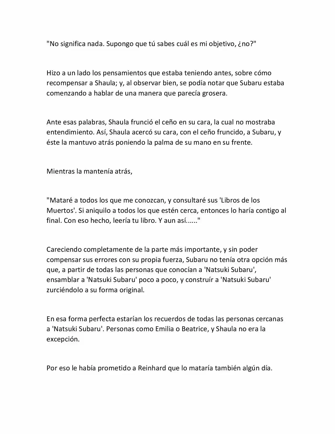 Re:Zero Tsugihagu (What If) (Novela) - Capítulo 23 - Página 6 - LectorTMOo