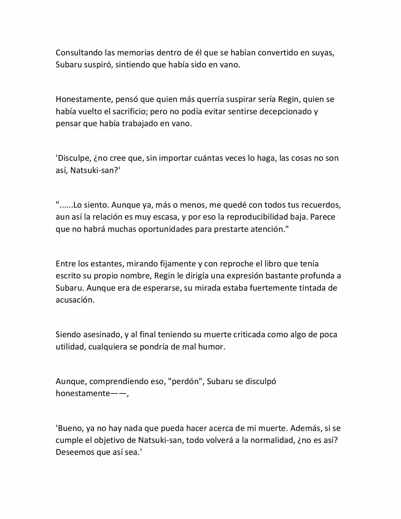 Re:Zero Tsugihagu (What If) (Novela) - Capítulo 6 - Página 4 - LectorTMOo