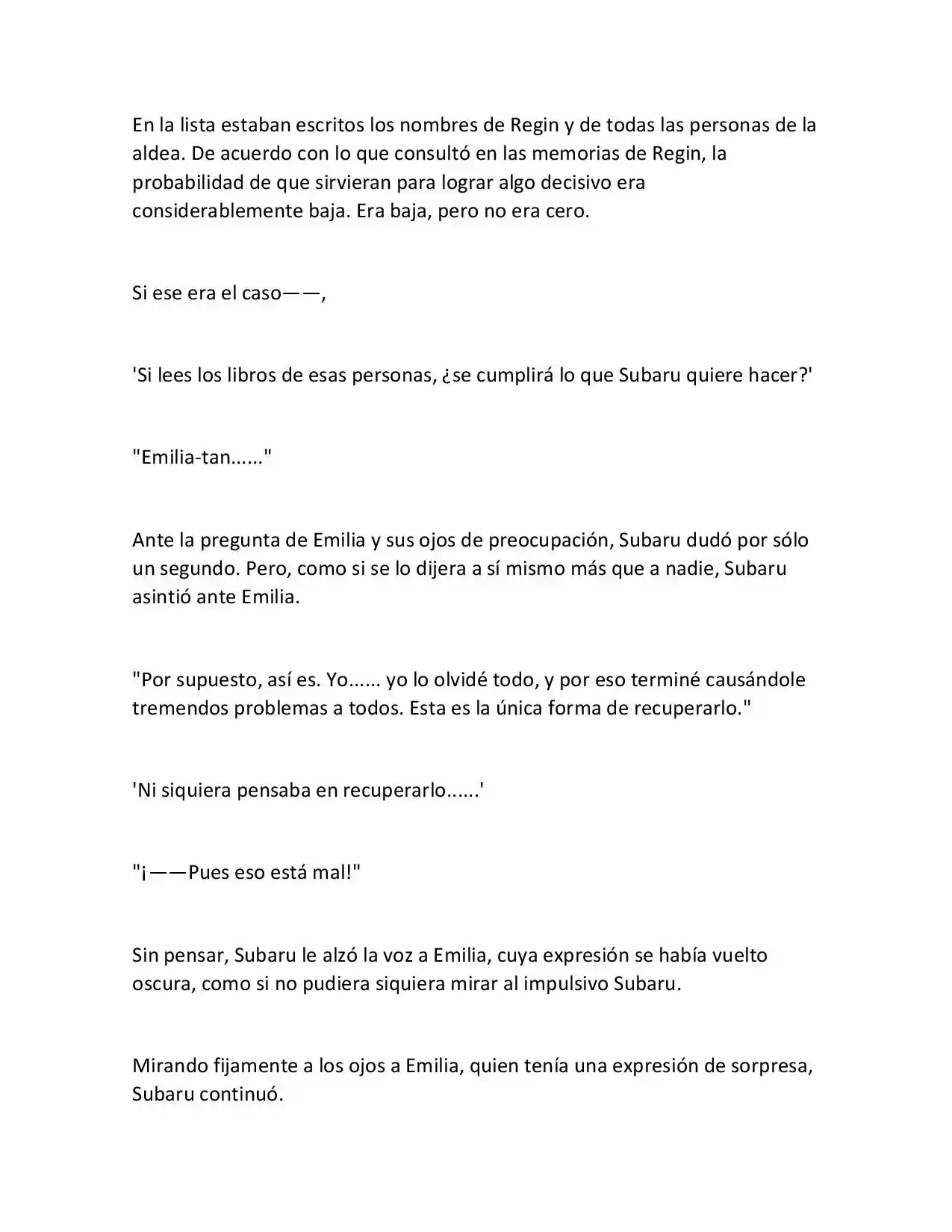 Re:Zero Tsugihagu (What If) (Novela) - Capítulo 6 - Página 7 - LectorTMOo