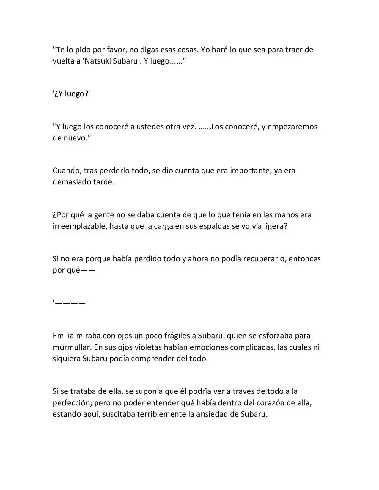 Re:Zero Tsugihagu (What If) (Novela) - Capítulo 6 - Página 8 - LectorTMOo