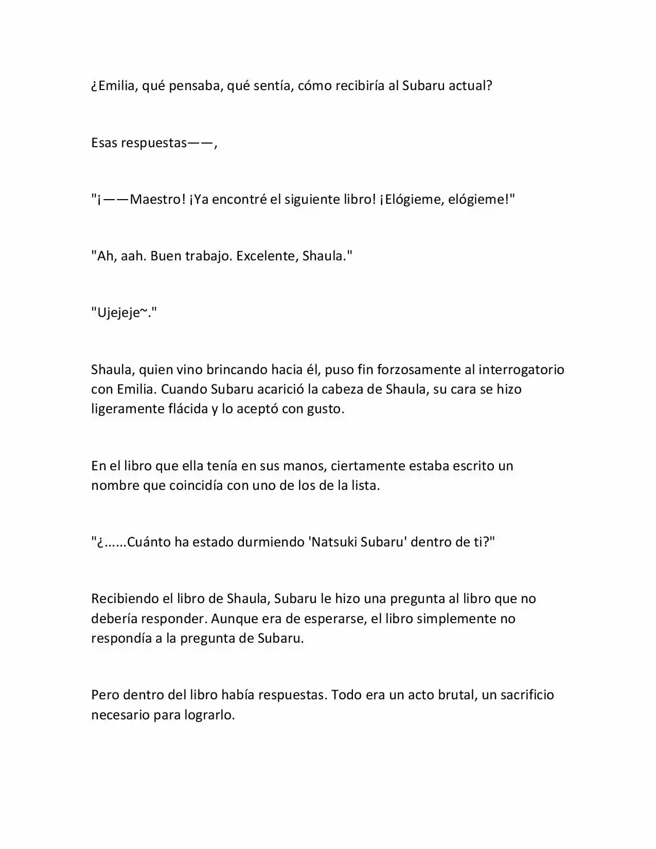 Re:Zero Tsugihagu (What If) (Novela) - Capítulo 6 - Página 9 - LectorTMOo
