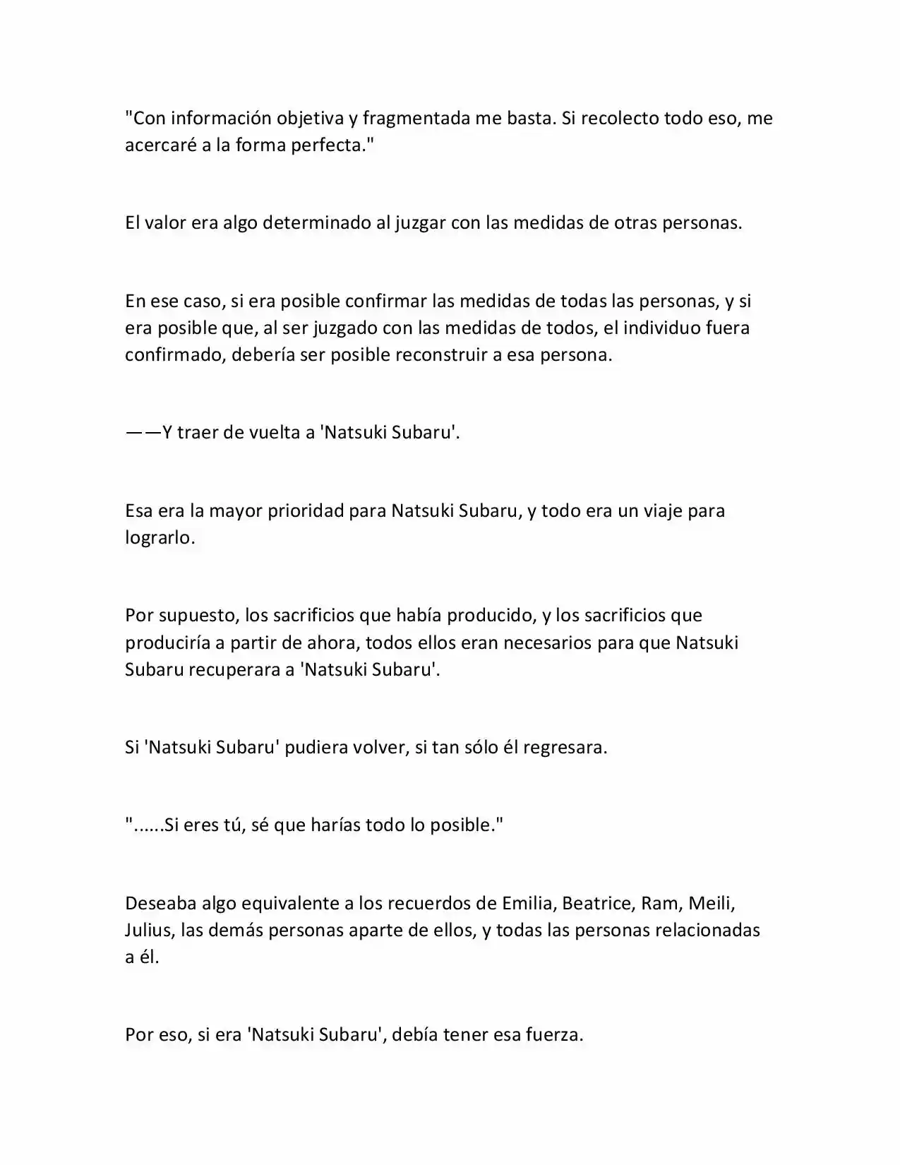 Re:Zero Tsugihagu (What If) (Novela) - Capítulo 6 - Página 10 - LectorTMOo