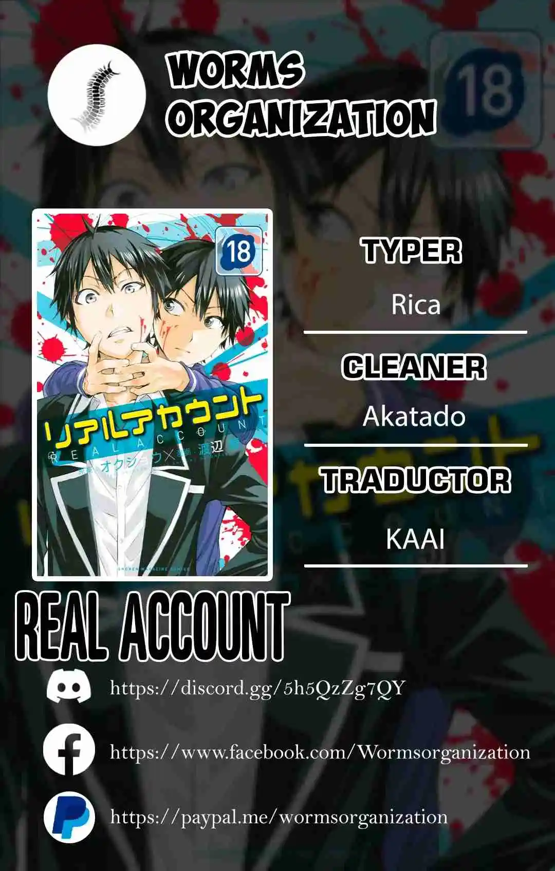 Real Account - Capítulo 139 - Página 1 - LectorTMOo