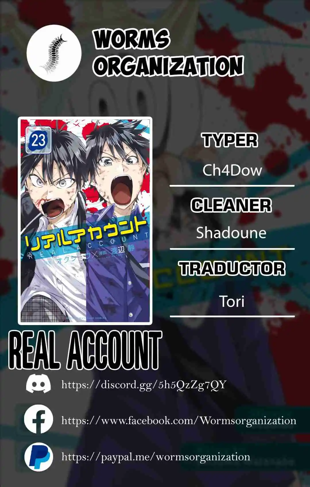 Real Account - Capítulo 181 - Página 1 - LectorTMOo