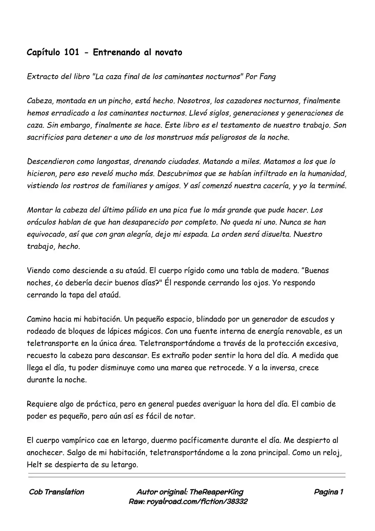 Realidad De Minecraft (Novela) - Capítulo 101 - Página 1 - LectorTMOo