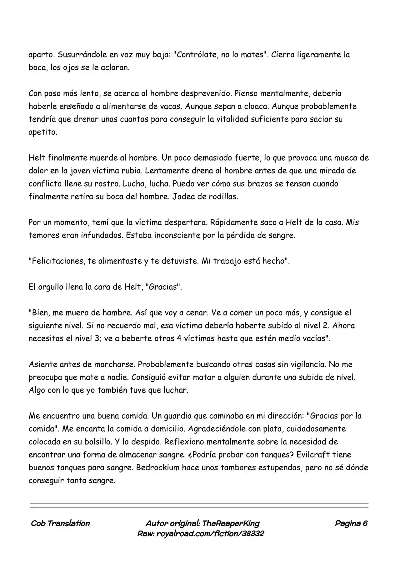 Realidad De Minecraft (Novela) - Capítulo 101 - Página 6 - LectorTMOo