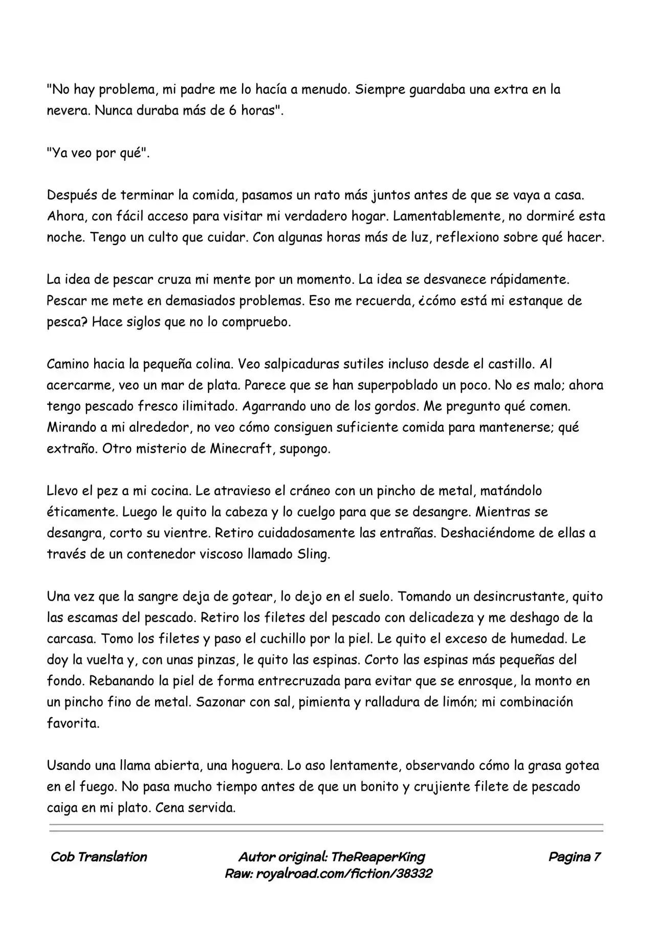 Realidad De Minecraft (Novela) - Capítulo 104 - Página 7 - LectorTMOo