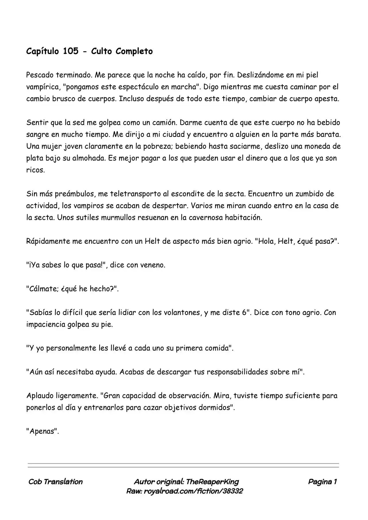 Realidad De Minecraft (Novela) - Capítulo 105 - Página 2 - LectorTMOo