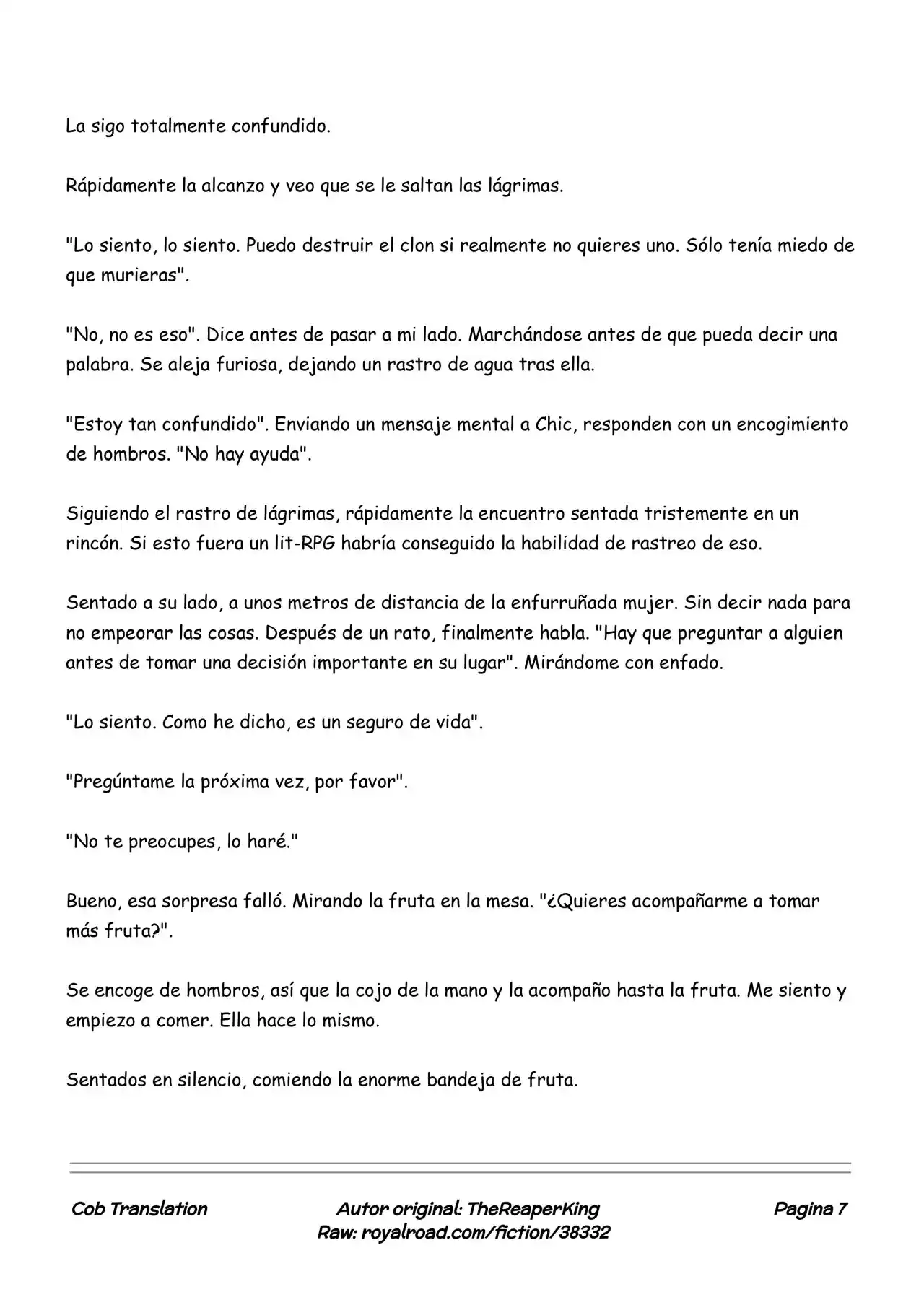Realidad De Minecraft (Novela) - Capítulo 106 - Página 7 - LectorTMOo