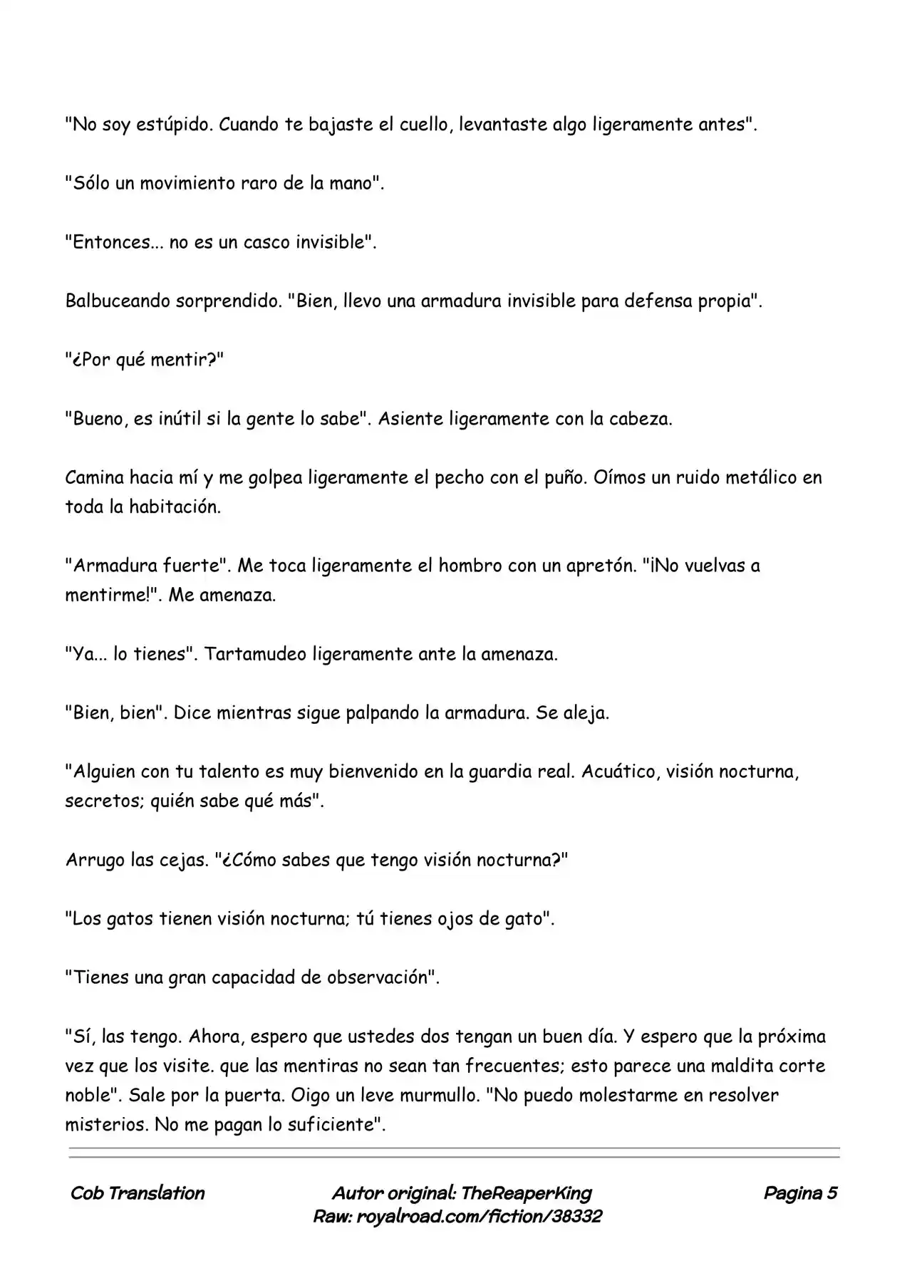 Realidad De Minecraft (Novela) - Capítulo 107 - Página 5 - LectorTMOo
