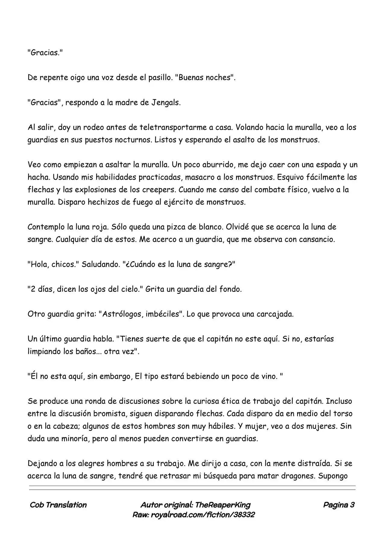 Realidad De Minecraft (Novela) - Capítulo 108 - Página 3 - LectorTMOo