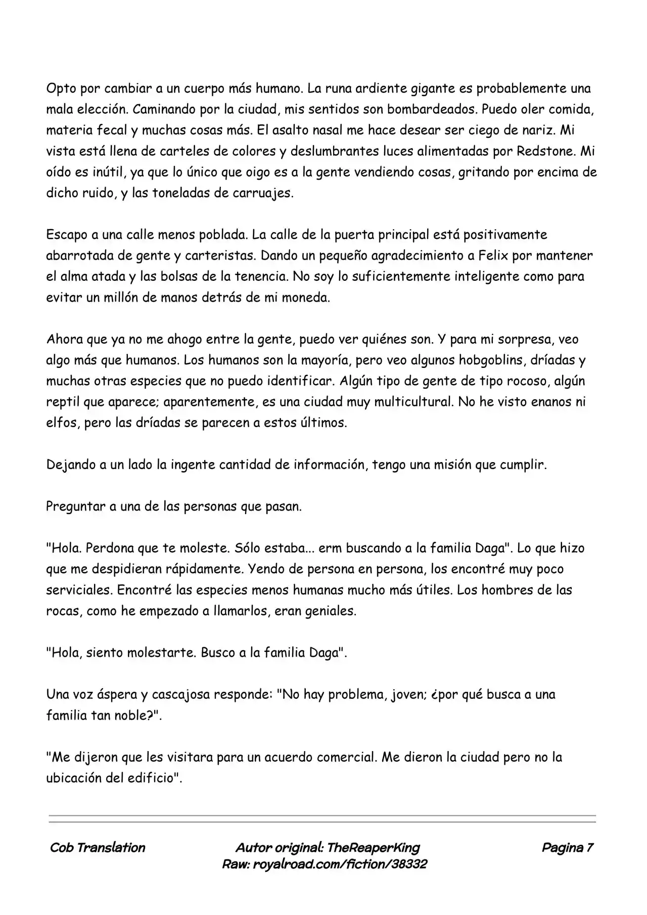 Realidad De Minecraft (Novela) - Capítulo 108 - Página 7 - LectorTMOo