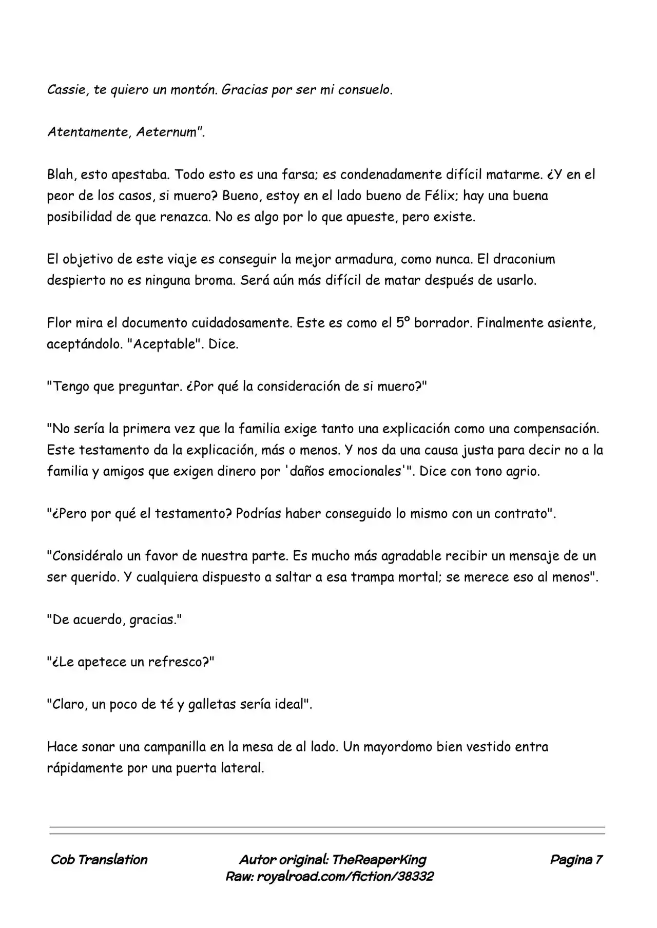Realidad De Minecraft (Novela) - Capítulo 109 - Página 7 - LectorTMOo
