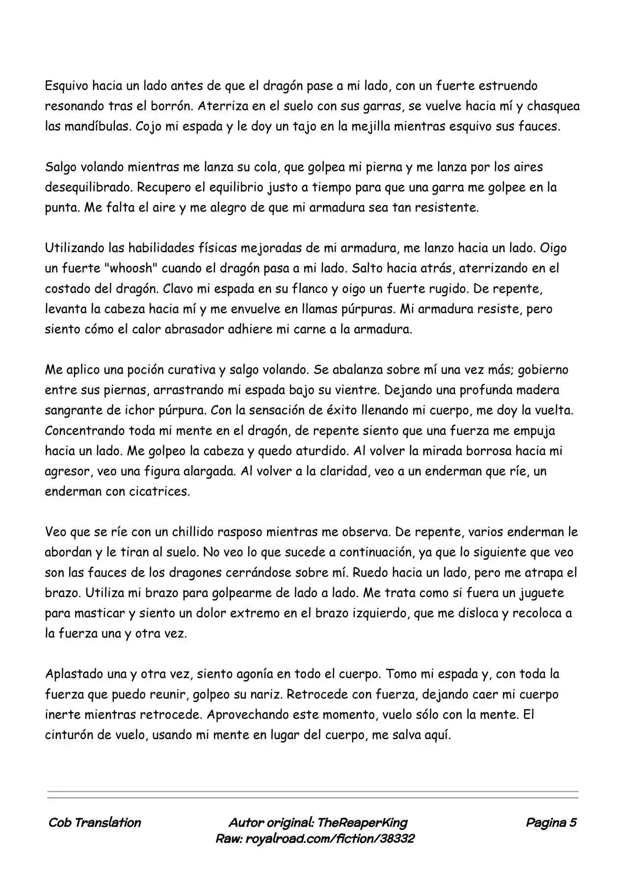 Realidad De Minecraft (Novela) - Capítulo 111 - Página 5 - LectorTMOo