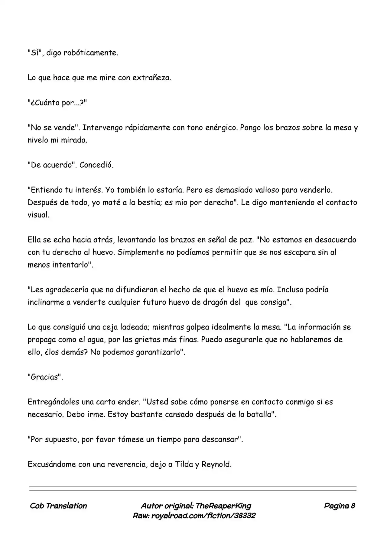 Realidad De Minecraft (Novela) - Capítulo 112 - Página 8 - LectorTMOo