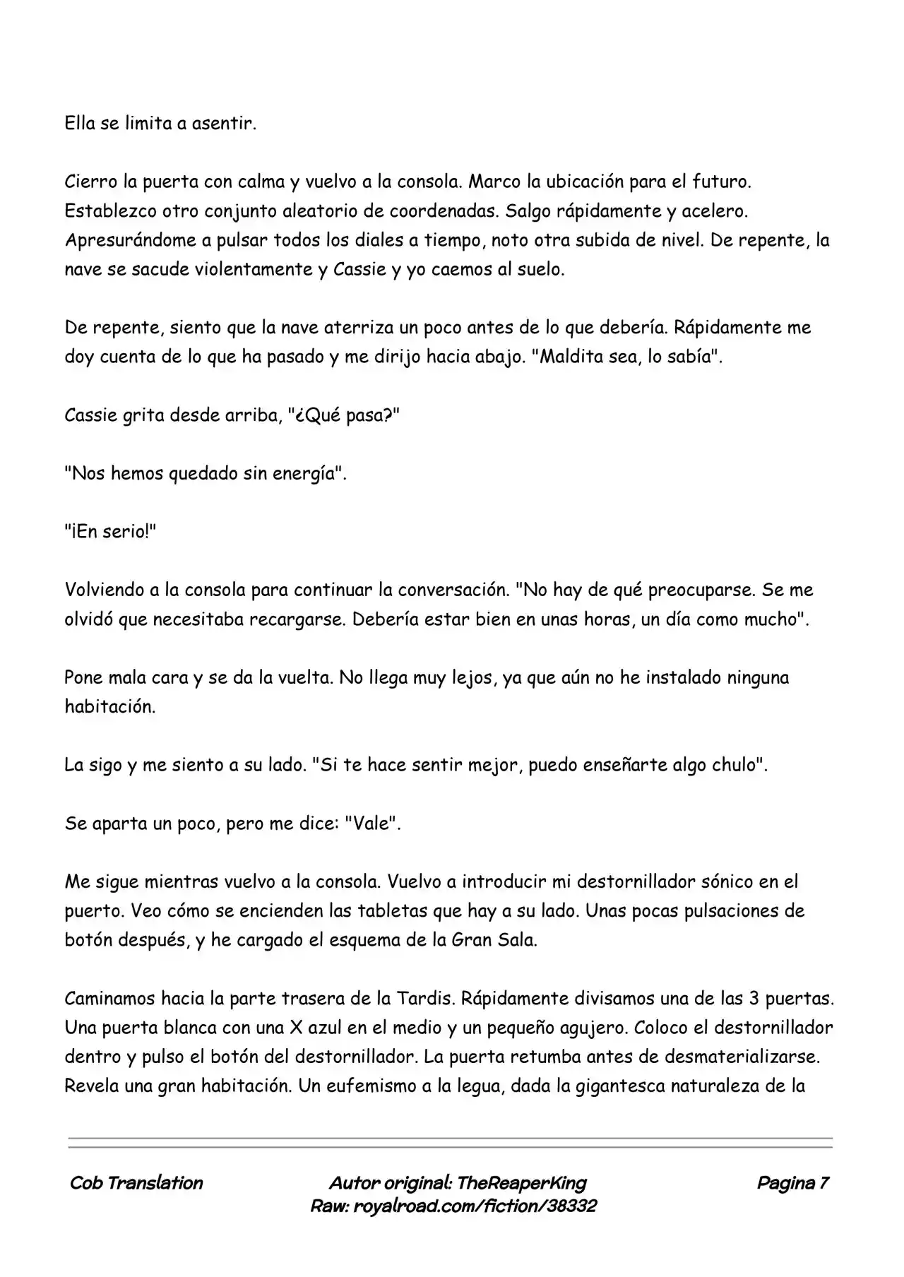 Realidad De Minecraft (Novela) - Capítulo 114 - Página 7 - LectorTMOo