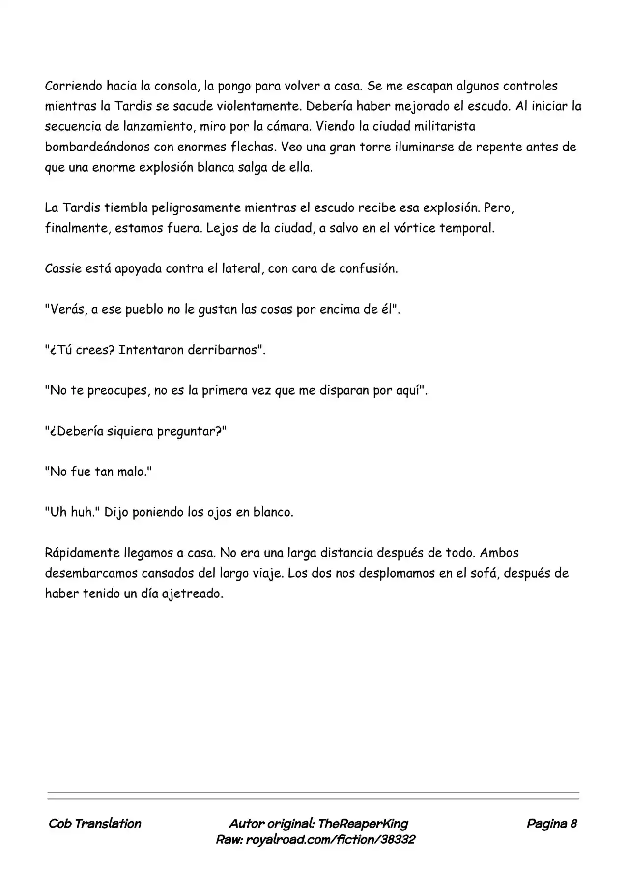 Realidad De Minecraft (Novela) - Capítulo 115 - Página 8 - LectorTMOo