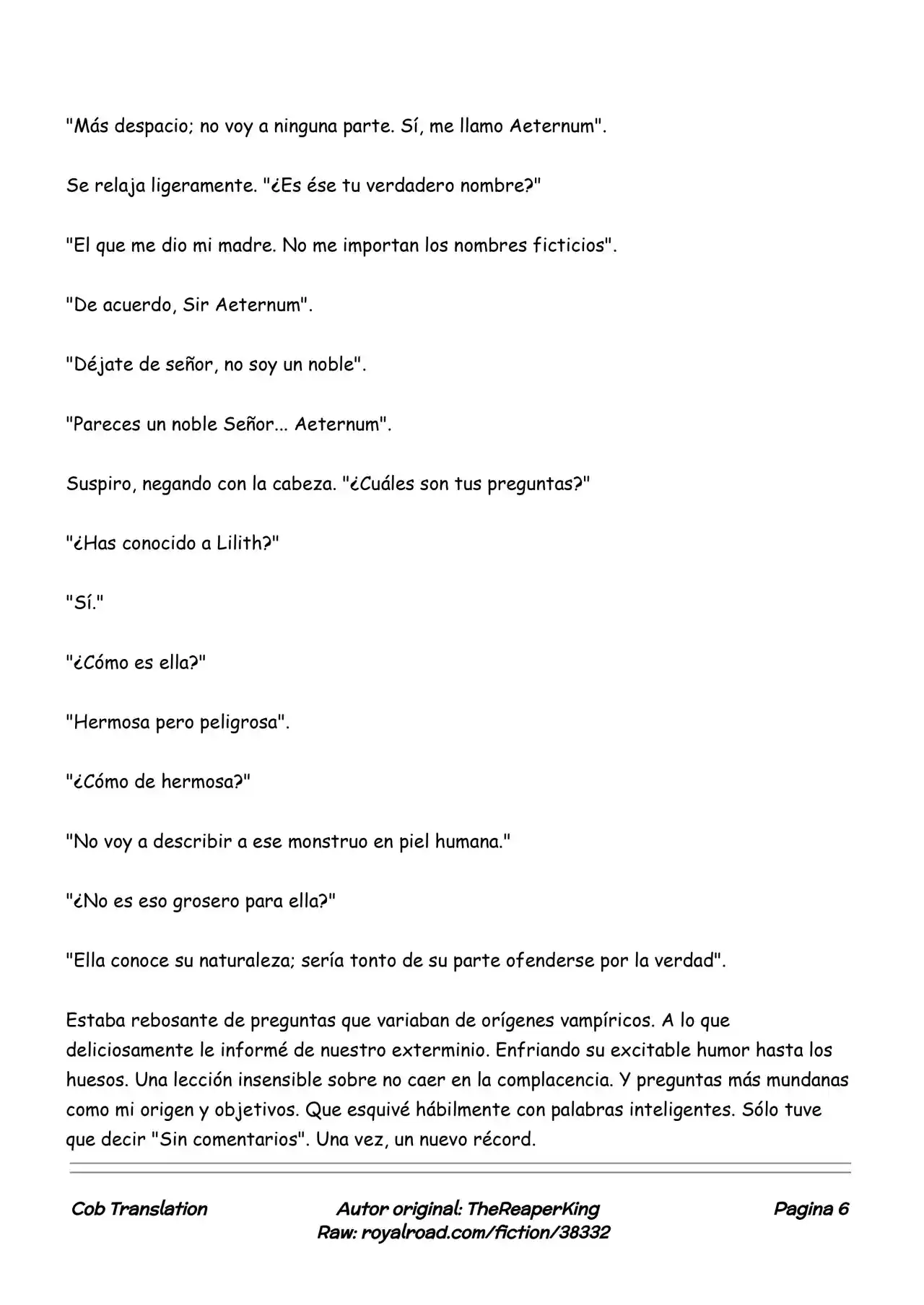 Realidad De Minecraft (Novela) - Capítulo 116 - Página 6 - LectorTMOo