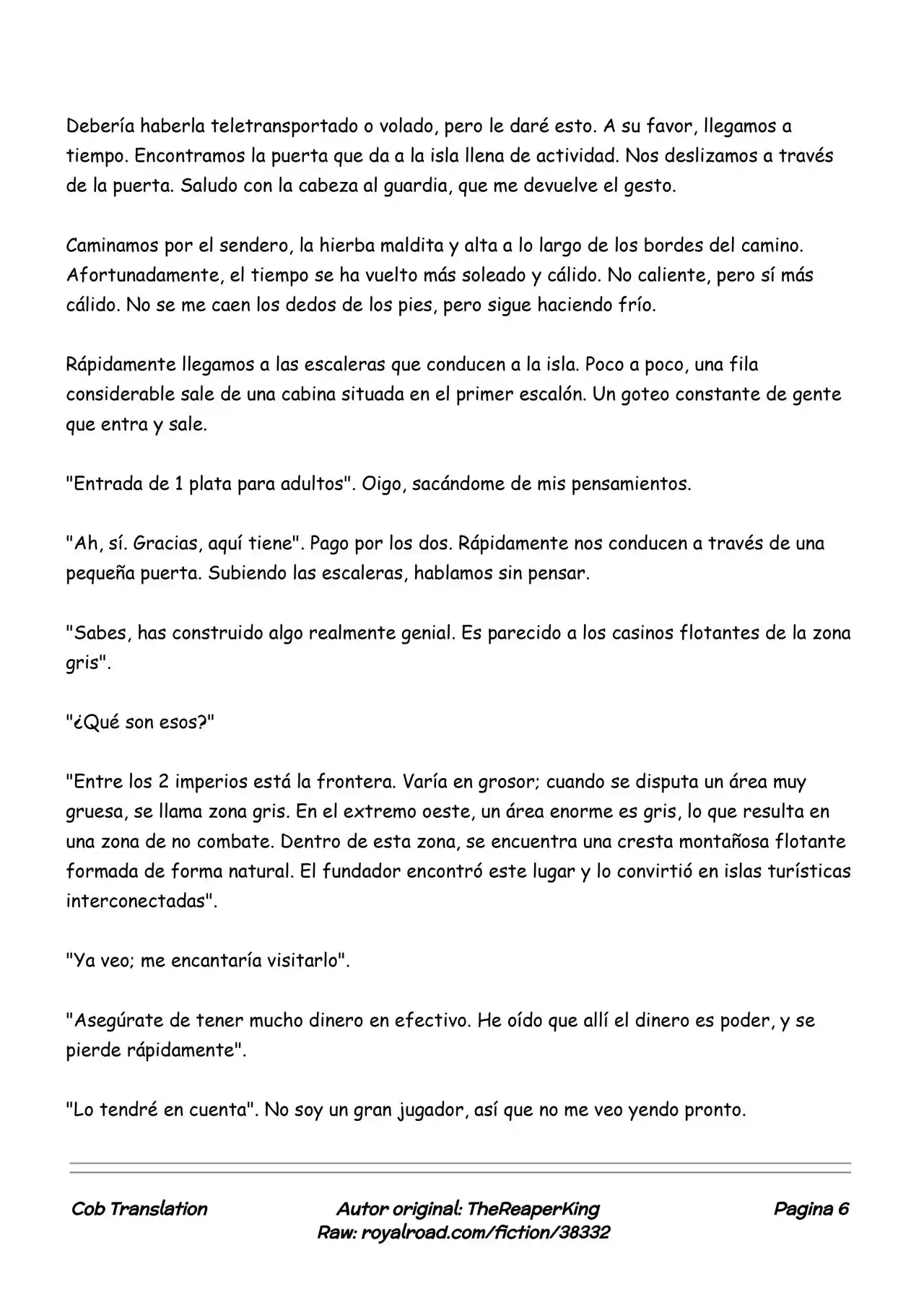 Realidad De Minecraft (Novela) - Capítulo 117 - Página 6 - LectorTMOo