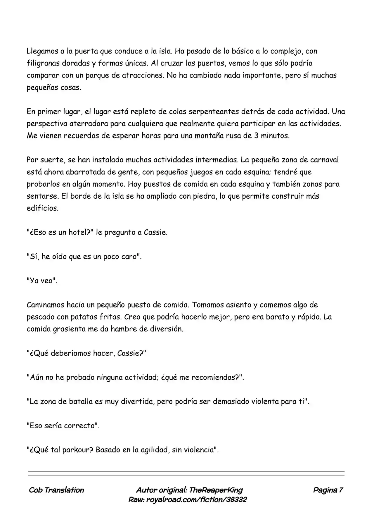 Realidad De Minecraft (Novela) - Capítulo 117 - Página 7 - LectorTMOo