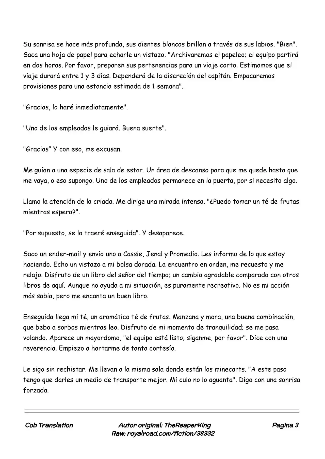 Realidad De Minecraft (Novela) - Capítulo 118 - Página 3 - LectorTMOo