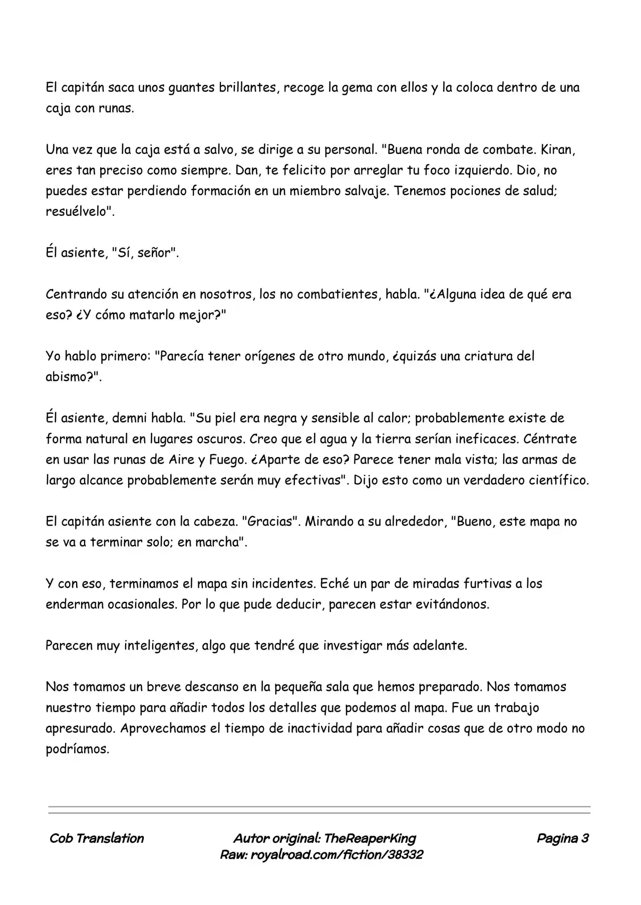 Realidad De Minecraft (Novela) - Capítulo 119 - Página 3 - LectorTMOo