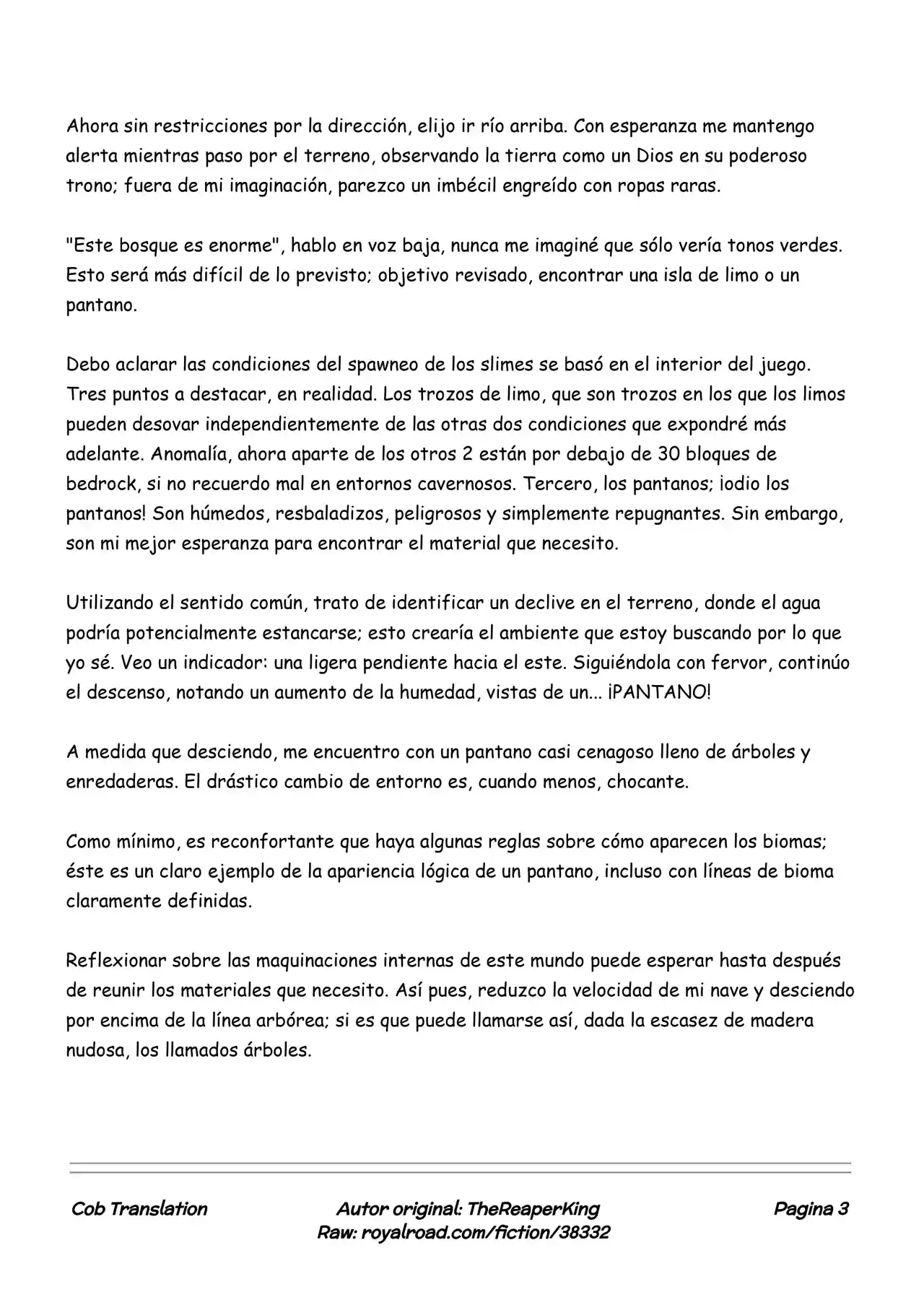 Realidad De Minecraft (Novela) - Capítulo 12 - Página 3 - LectorTMOo
