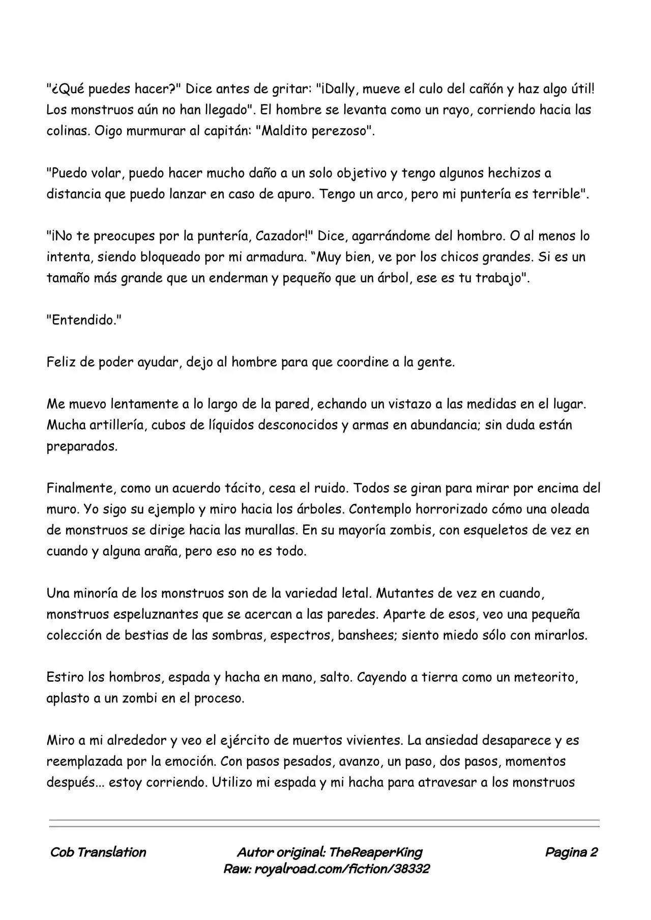 Realidad De Minecraft (Novela) - Capítulo 120 - Página 2 - LectorTMOo