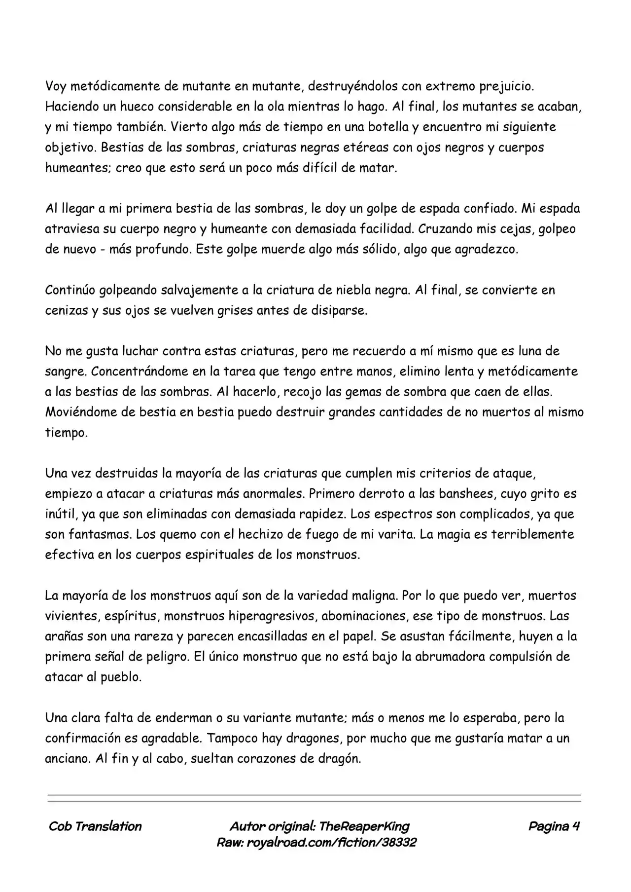 Realidad De Minecraft (Novela) - Capítulo 120 - Página 4 - LectorTMOo